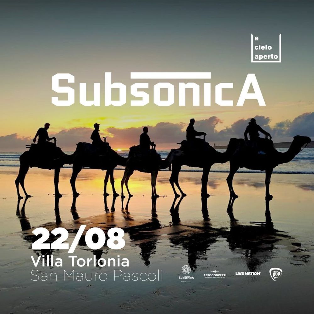 SUBSONICA in concerto | acieloaperto festival