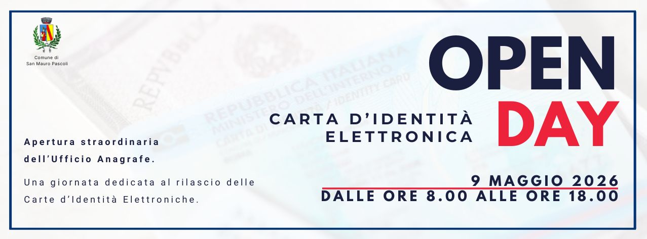 OPEN DAY CARTA DI IDENTITA' ELETTRONICA